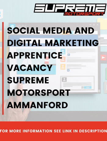 Supreme Motorsport - Social med & Digital Marketing Apprenticeship