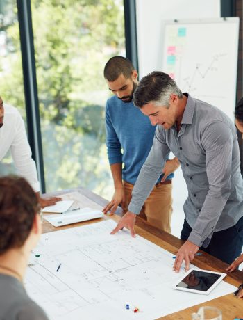 Design is creativity with strategy. Cropped shot of a group of architects in the boardroom